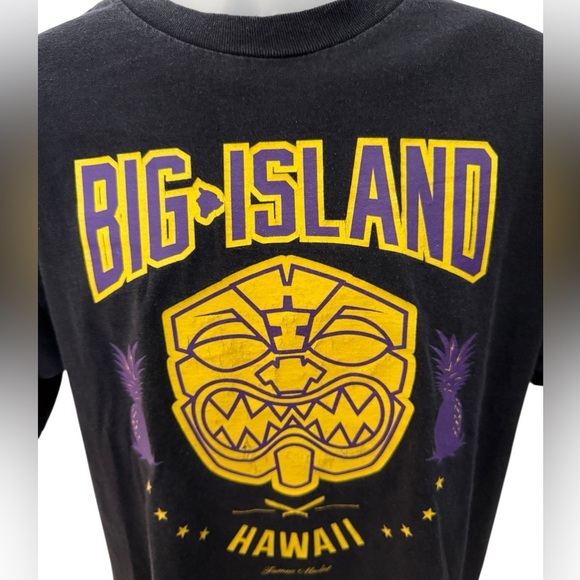 The Pineapple Clan Big Island Hawaii Tiki Tee Shirt Men L Large - Picture 5 of 6